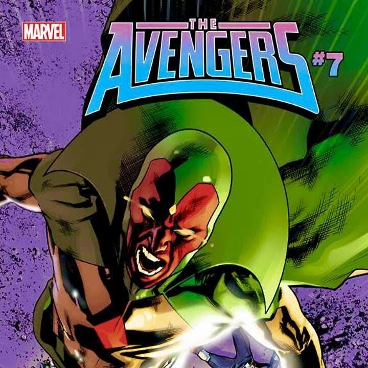 Avenger fighting for his survival in this great Avengers #7 poster.
