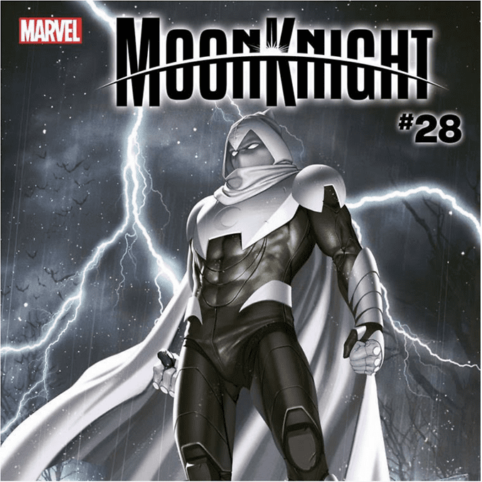 This image is about the power and the legacy behind being who the Moon Knight is.