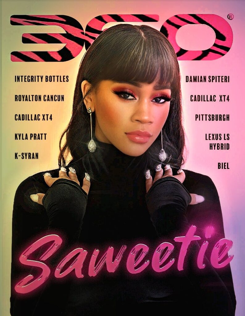 My Type female rapper Saweetie from The Bay via 360 MAGAZINE.