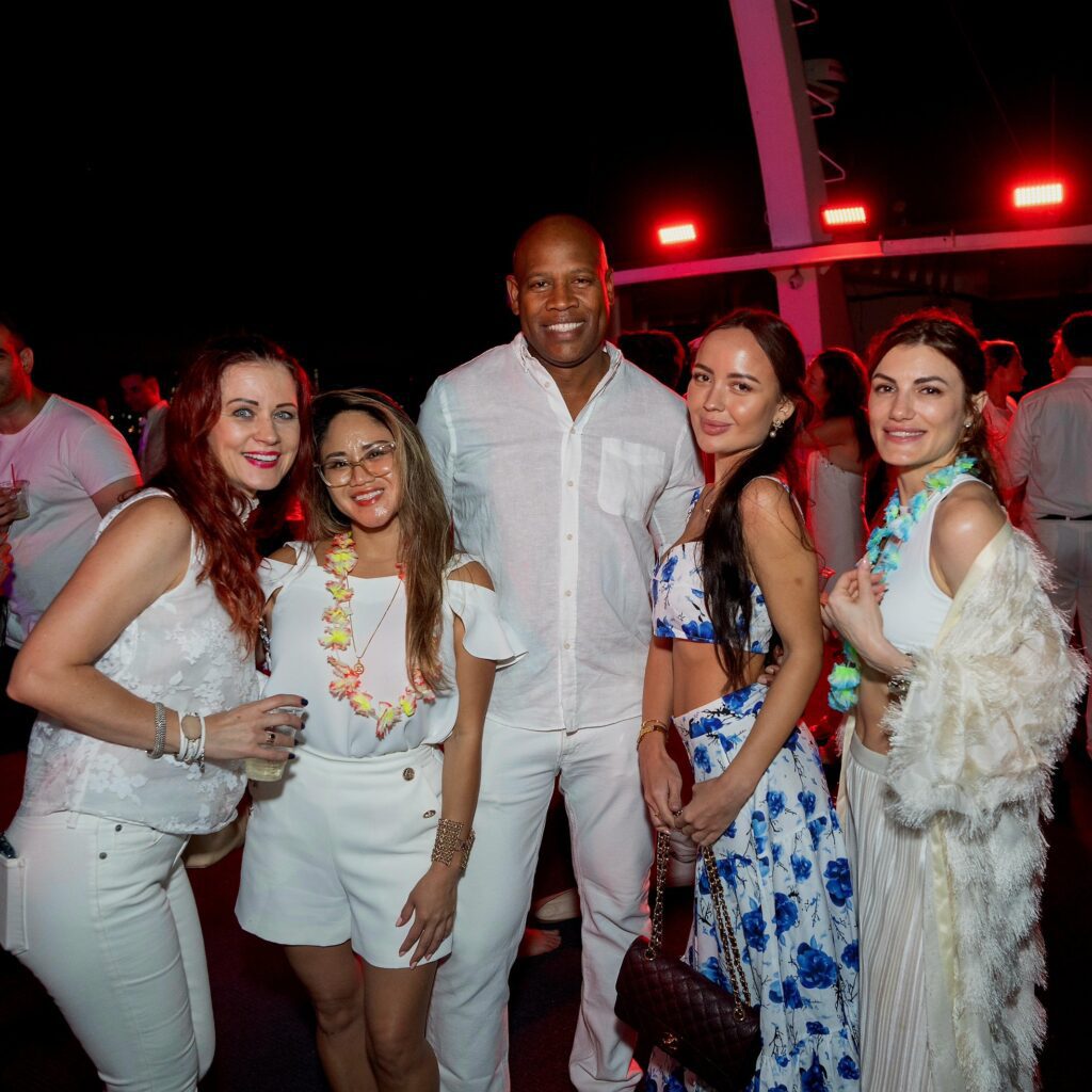 Jon Harari All-White Party in NYC via 360 MAGAZINE.