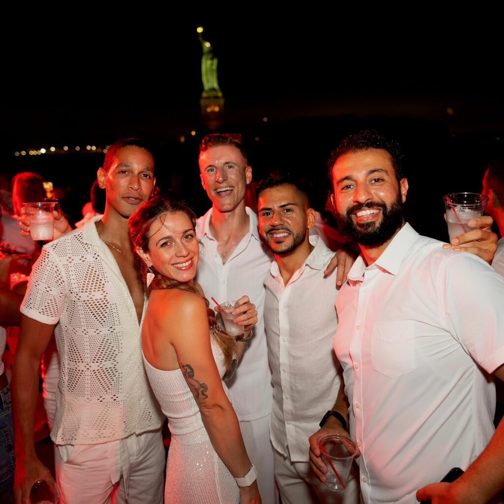 Jon Harari All-White Party in NYC via 360 MAGAZINE.