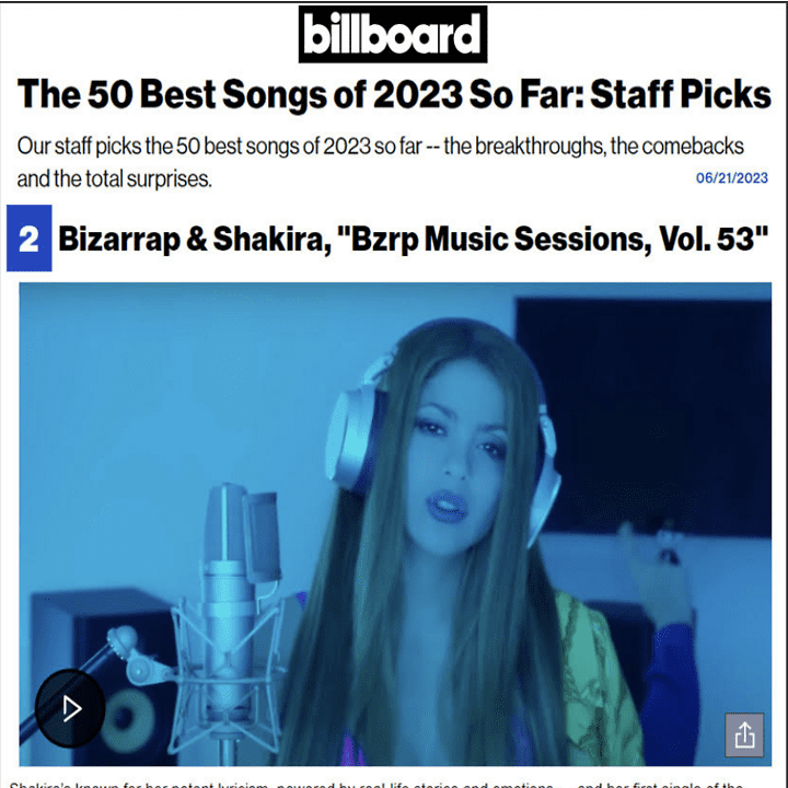 Billboard posting about how successful Bizarapp is