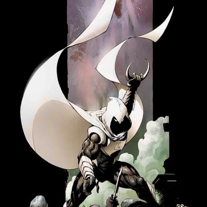 Moon Knight showing how powerful and strong he is.