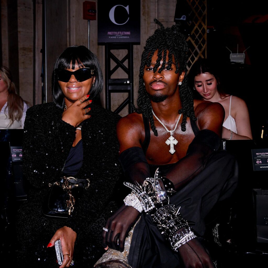 Naomi Campbell designs PrettyLittleThing collection for nyfw presentation while Davado performs via 360 MAGAZINE.