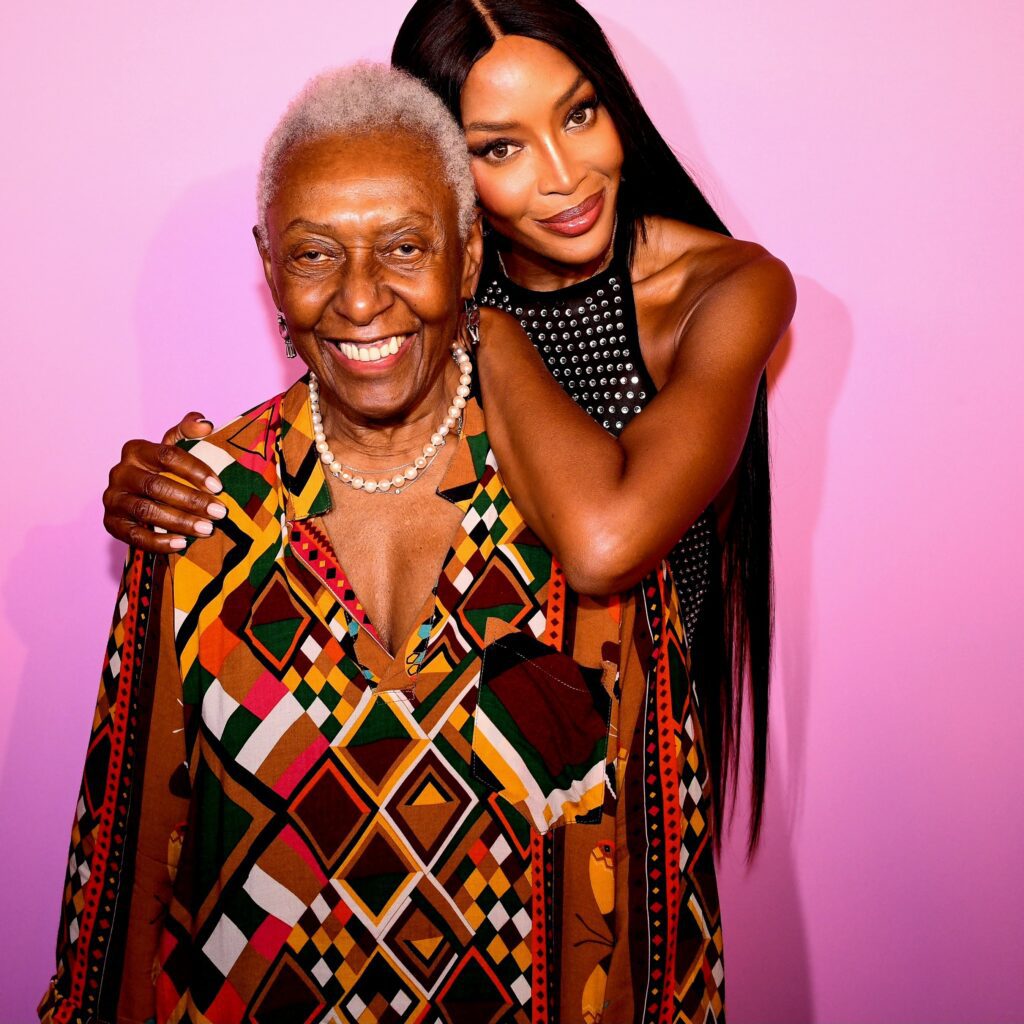 Naomi Campbell designs PrettyLittleThing collection for nyfw presentation while Davido performs via 360 MAGAZINE.