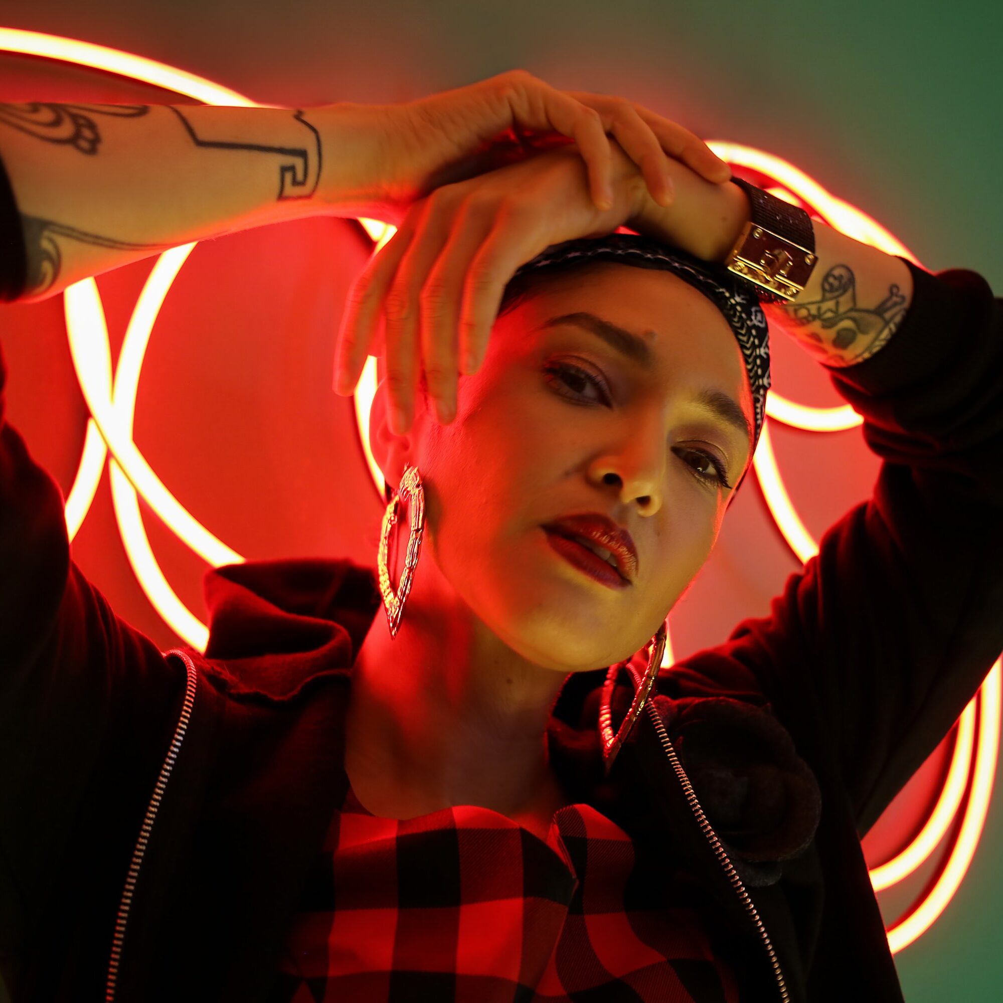 Tyra Banks ANTM Cycle 4 Winner Naima Mora via 360 MAGAZINE photographed by Vaughn Lowery.