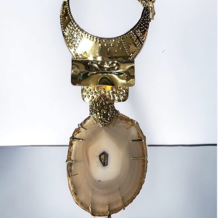 Gold necklace from beautiful Lunaversoul Museum Luxury Jewelry