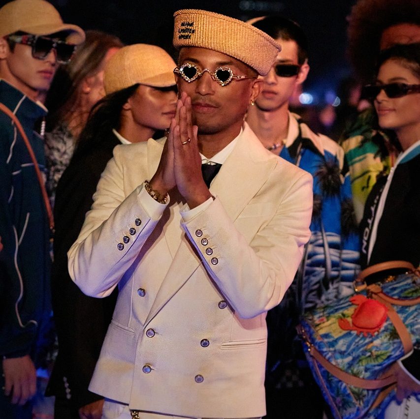 Pharrell + Louis Vuitton Pre-Fall 2024 show in Hong Kong via 360 MAGAZINE.