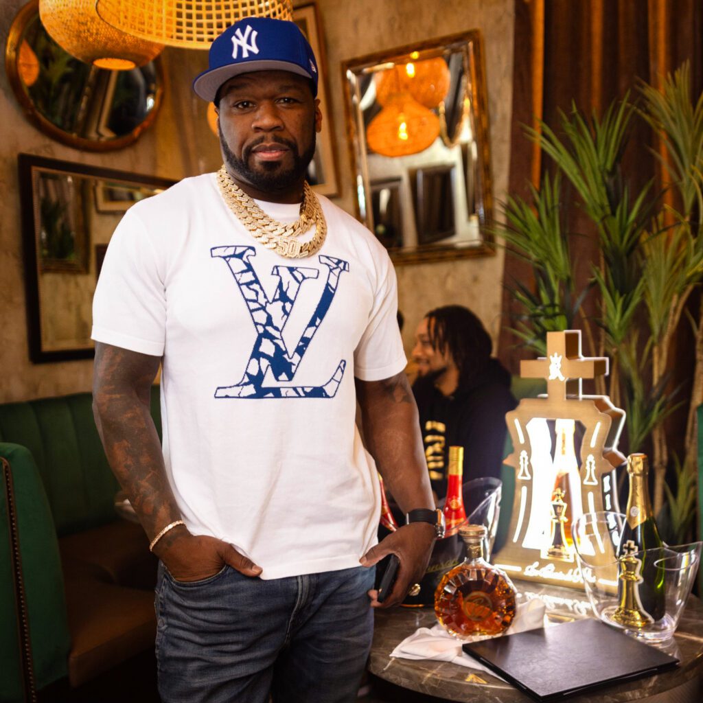 50 cent in Miami for nye via 360 MAGAZINE.