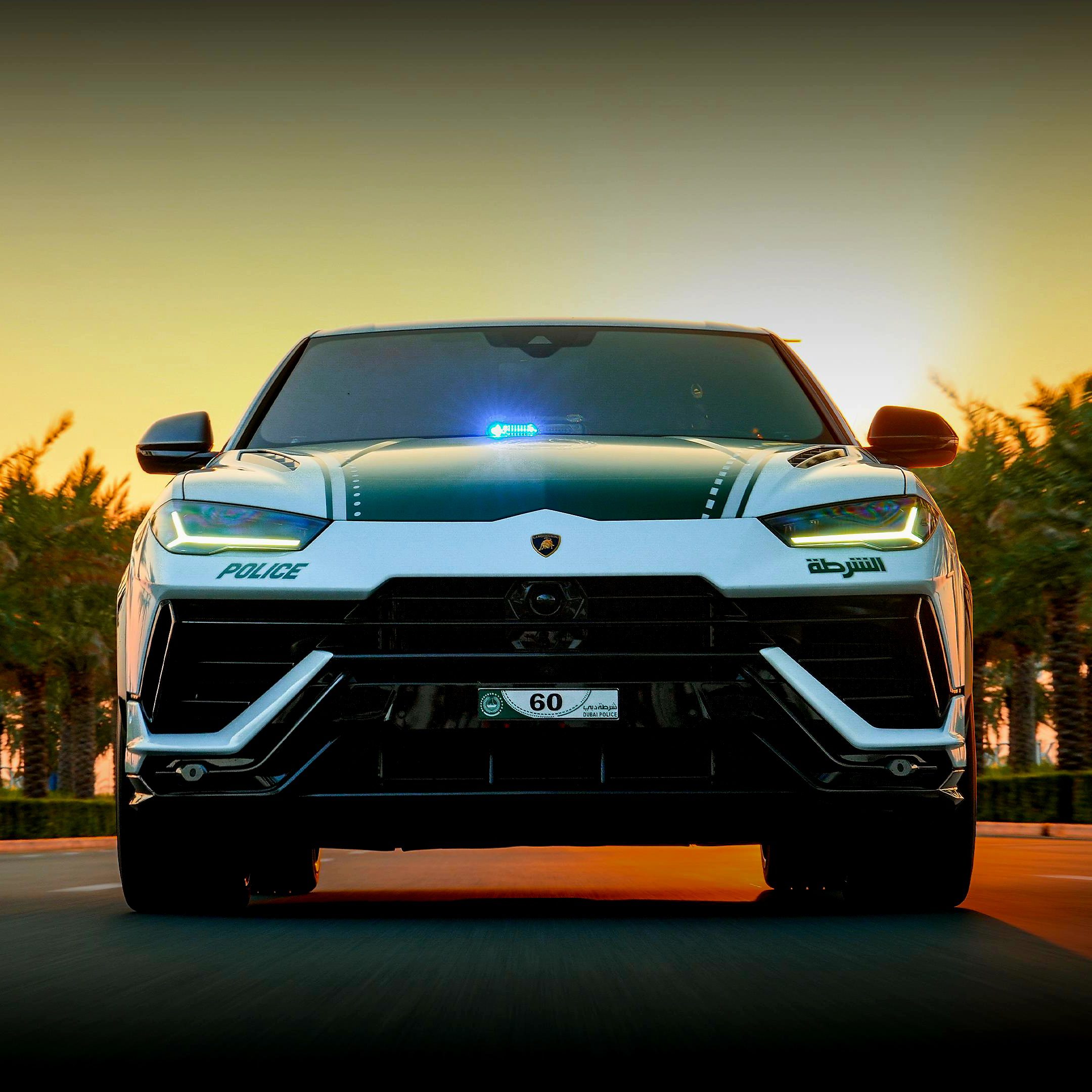 Lamborghini Urus + Dubai Police via 360 MAGAZINE.