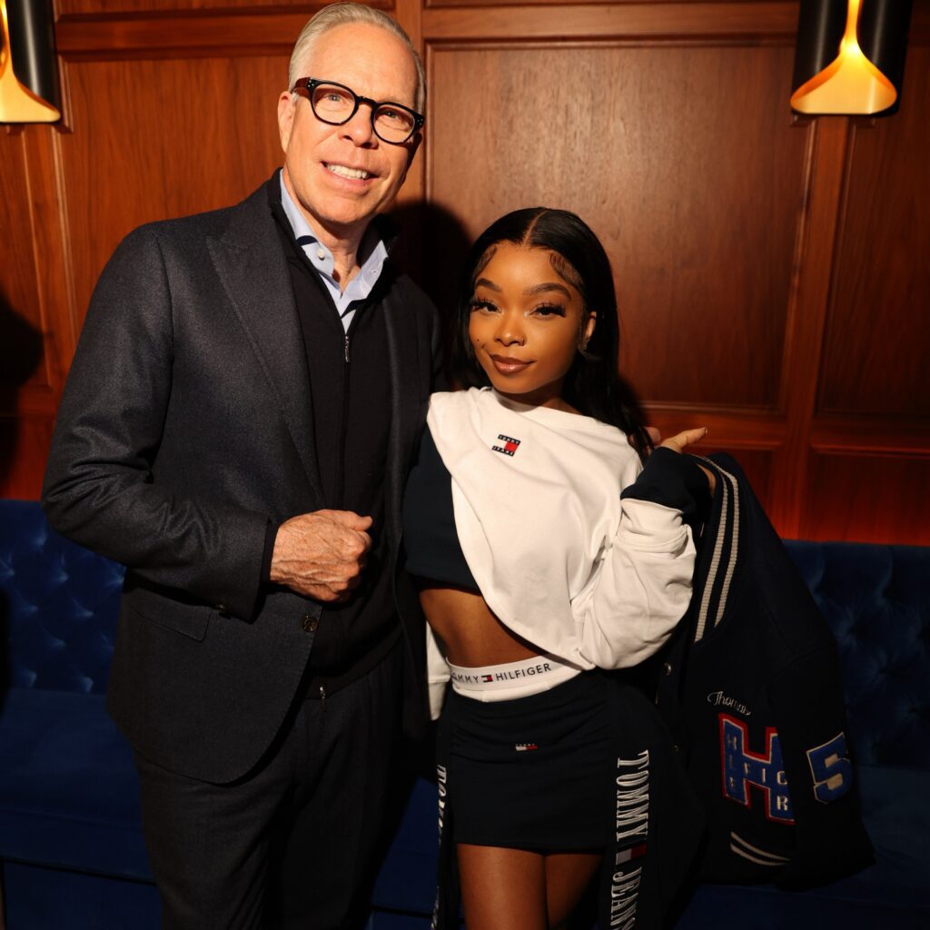 Lola Brooke and Tommy Hilfiger at NYFW via 360 MAGAZINE.