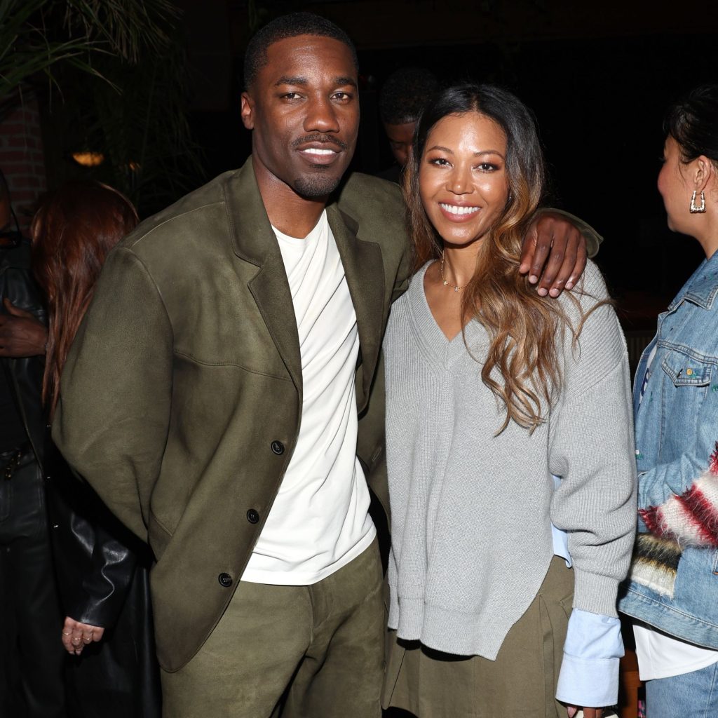 Giveon and Amerie photographed by Jerritt Clark/Getty Images via Vaughn Lowery's 360 Magazine.