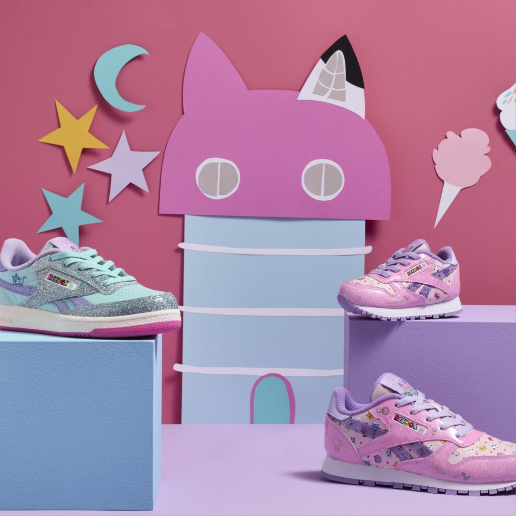 Reebok and Gaby's Dollhouse collaboration via 360 MAGAZINE. 