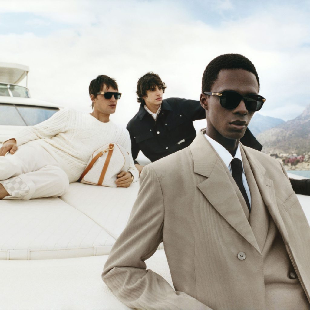 LOUIS VUITTON PRE-FALL 2025 MENSWEAR COLLECTION CAMPAIGN BY PHARRELL WILLIAMS via 360 MAGAZINE.