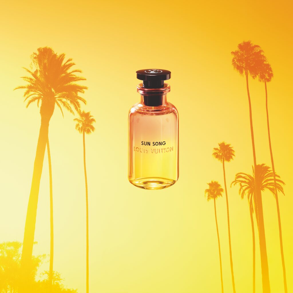 Louis Vuitton Sun Song fragrance via Vaughn Lowery's 360 MAGAZINE.