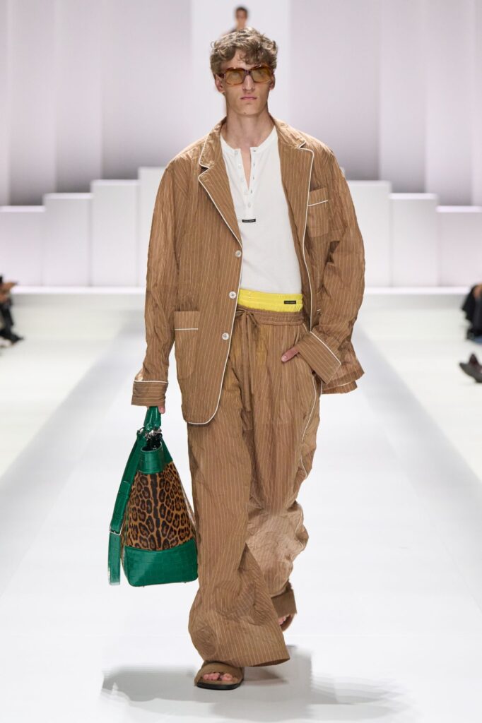 DOLCE&GABBANA MEN’S SS26 - PYJAMA BOYS via 360 MAGAZINE. 