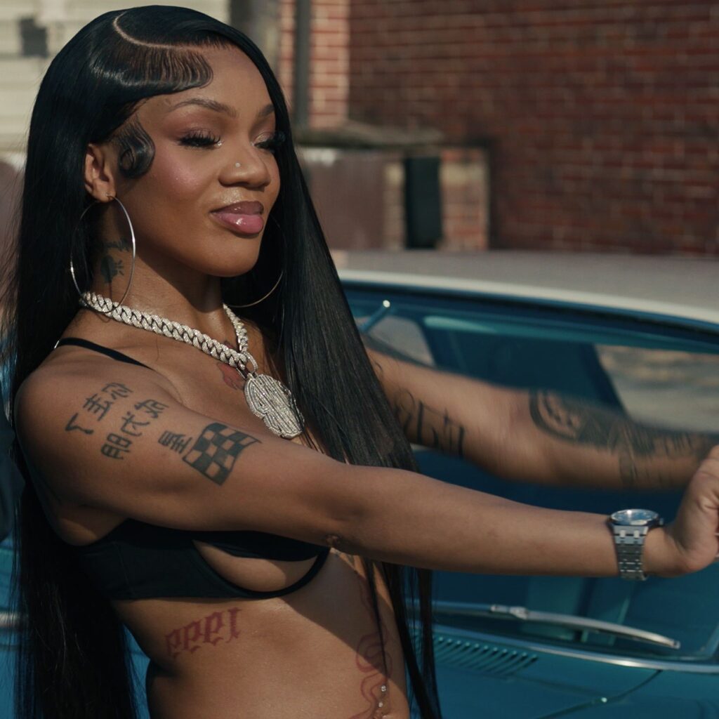 Glorilla inside 360 MAGAZINE for Keyshia Cole collaboration Typa.