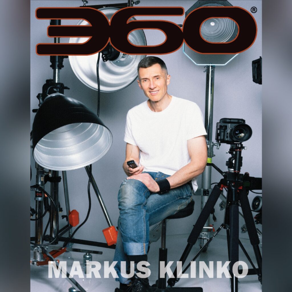 Markus Klinko covers 360 MAGAZINE.