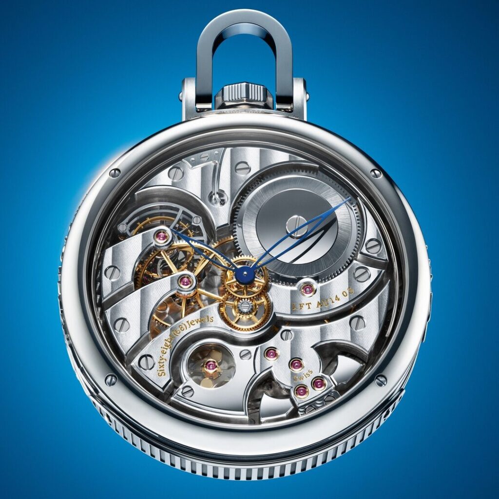 LOUIS VUITTON ESCALE AU PONT-NEUF POCKET WATCH via 360 MAGAZINE.