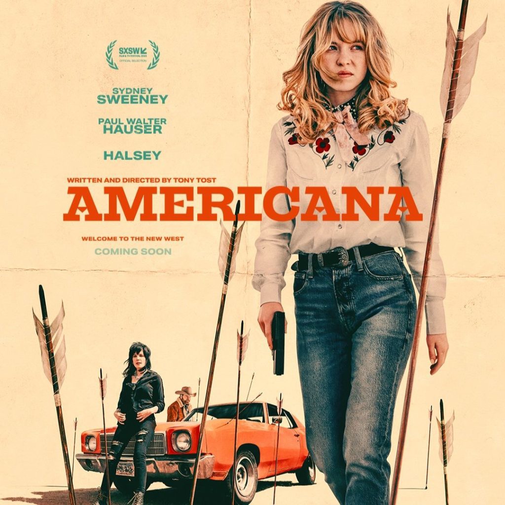 Sydney Sweeney and Halsey star in Americana Movie by Lionsgate via 360 MAGAZINE.