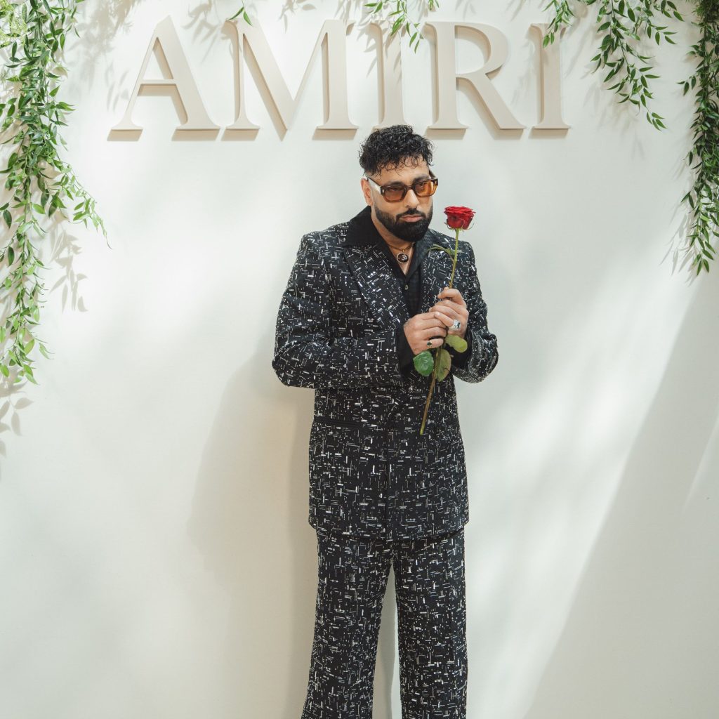 Indian rapper Badshah attends the Amiri Runway Show 2025 in Hollywood captured by Dream N Hustle Media via Vaughn Lowery's 360 MAGAZINE.