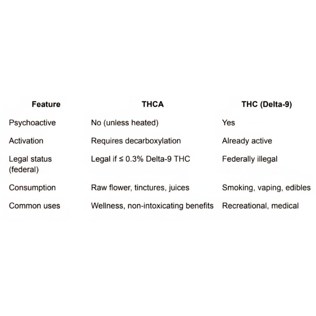 THCA vs THC: Key Differences & Where to Buy THCA Flower Online via 360 MAGAZINE. 
