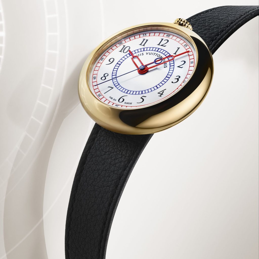 Louis Vuitton Monterey timepiece via 360 MAGAZINE.