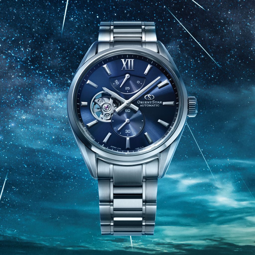 Orient Star M34 F7 Semi Skeleton watch via 360 MAGAZINE.