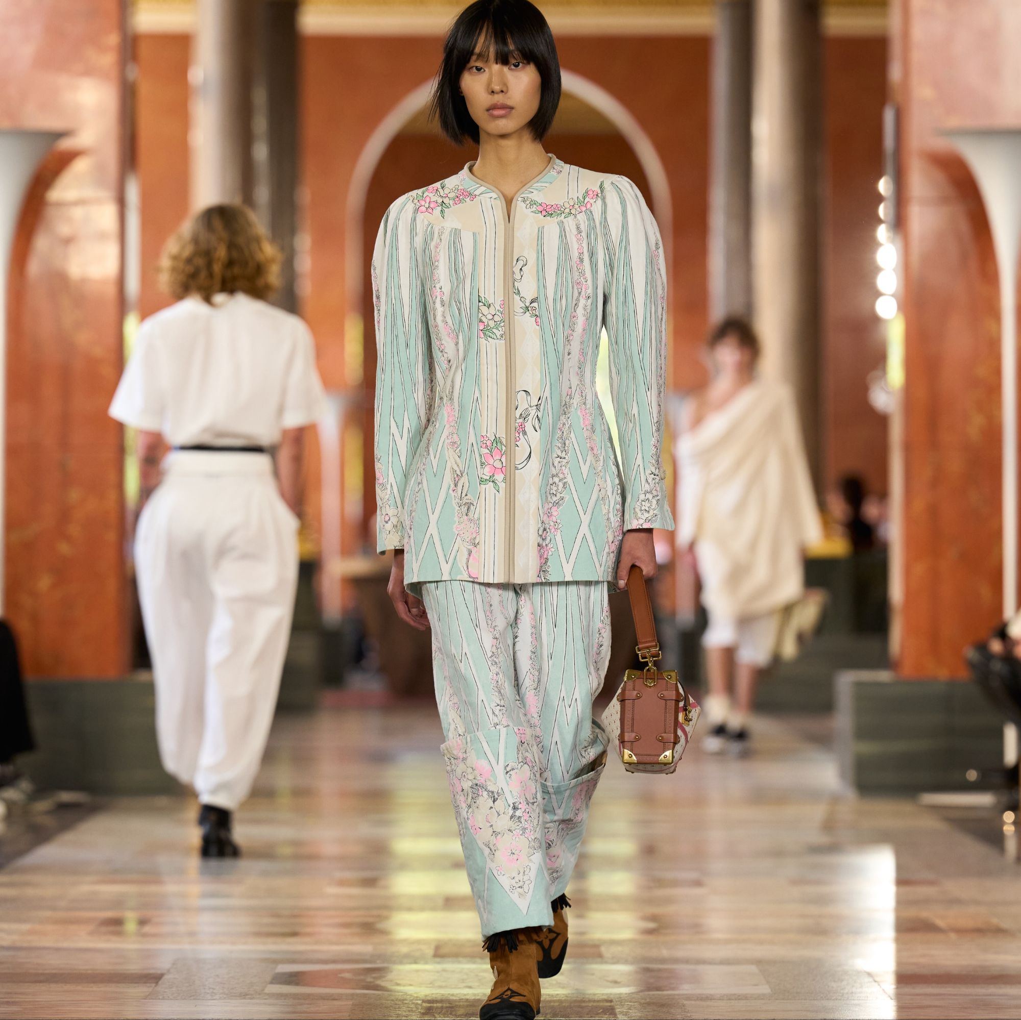 Zendaya, Lisa of Blackpink, Emma Stone, and Jaden Smith were in attendance at the Louis Vuitton Women’s Spring-Summer 2026 Collection at Paris Fashion Week via Vaughn Lowery's 360 MAGAZINE.