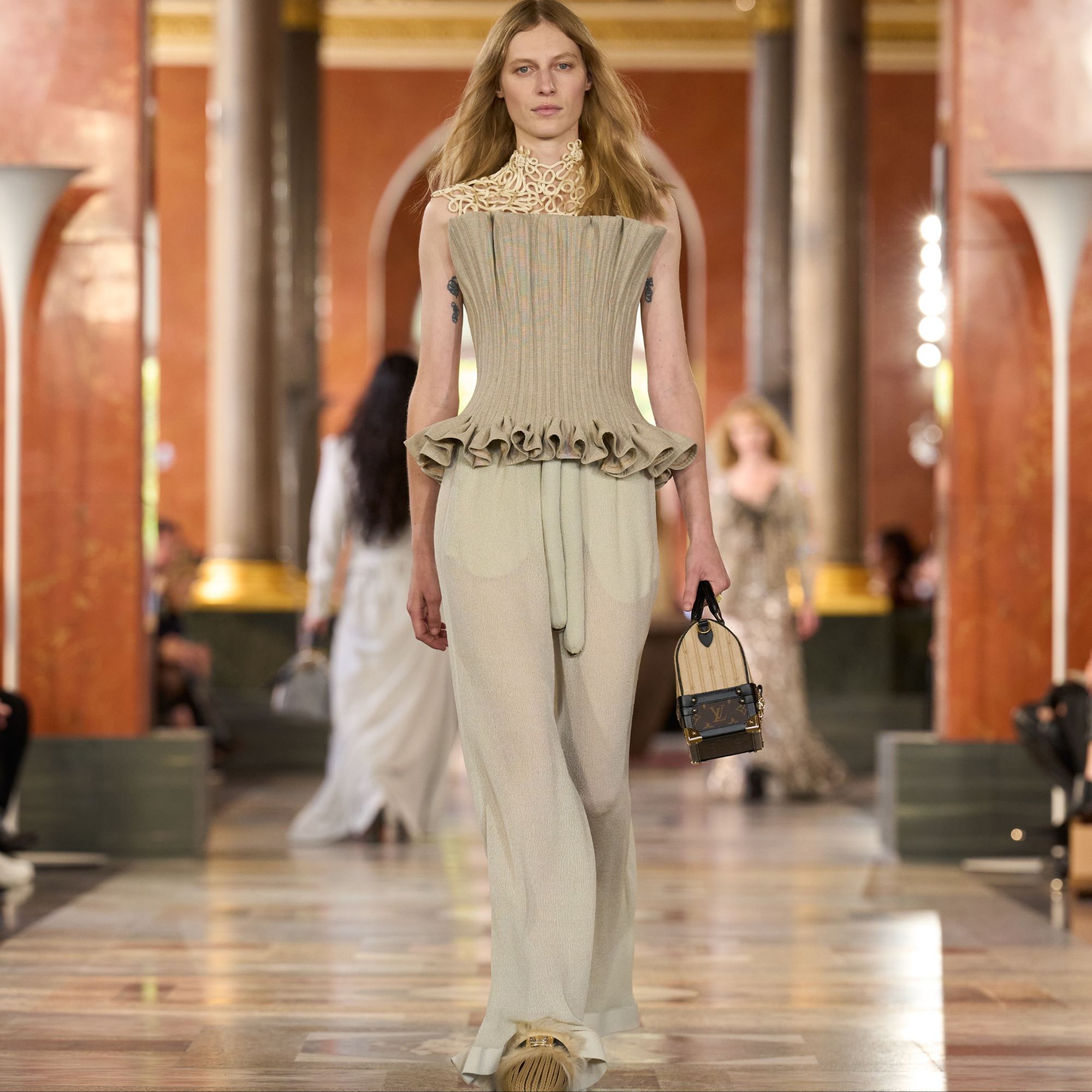 Zendaya, Lisa of Blackpink, Emma Stone, and Jaden Smith were in attendance at the Louis Vuitton Women’s Spring-Summer 2026 Collection at Paris Fashion Week via Vaughn Lowery's 360 MAGAZINE.