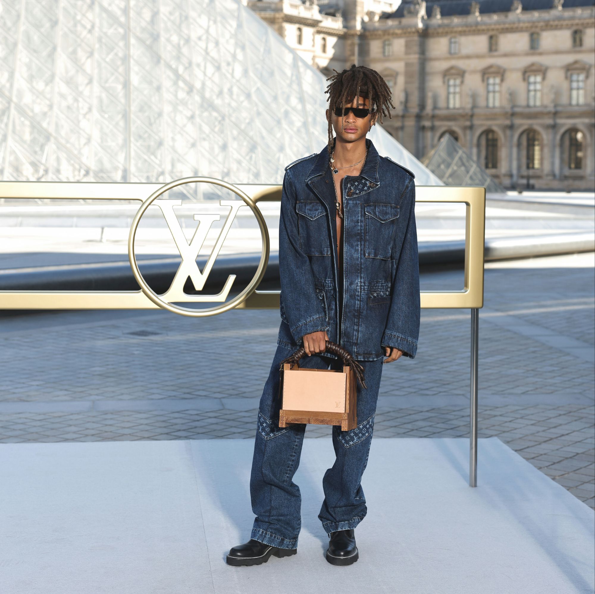 Zendaya, Lisa of Blackpink, Emma Stone, and Jaden Smith were in attendance at the Louis Vuitton Women’s Spring-Summer 2026 Collection at Paris Fashion Week via Vaughn Lowery's 360 MAGAZINE.