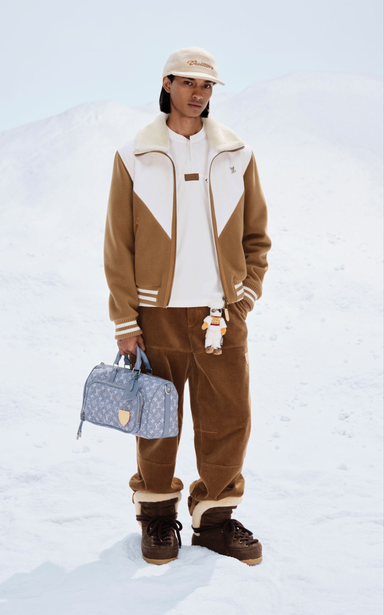 2026 LOUIS VUITTON MEN'S SKI COLLECTION BY PHARRELL WILLIAMS via Vaughn Lowery + 360 MAGAZINE. 