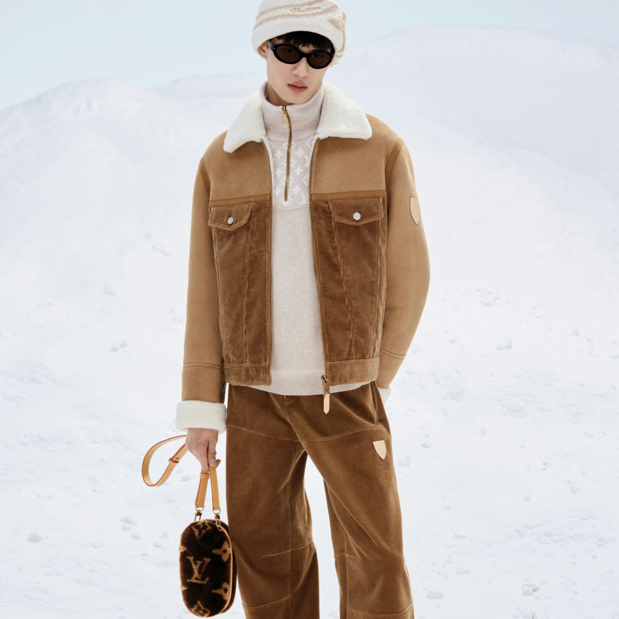 2026 LOUIS VUITTON MEN'S SKI COLLECTION BY PHARRELL WILLIAMS via Vaughn Lowery + 360 MAGAZINE.