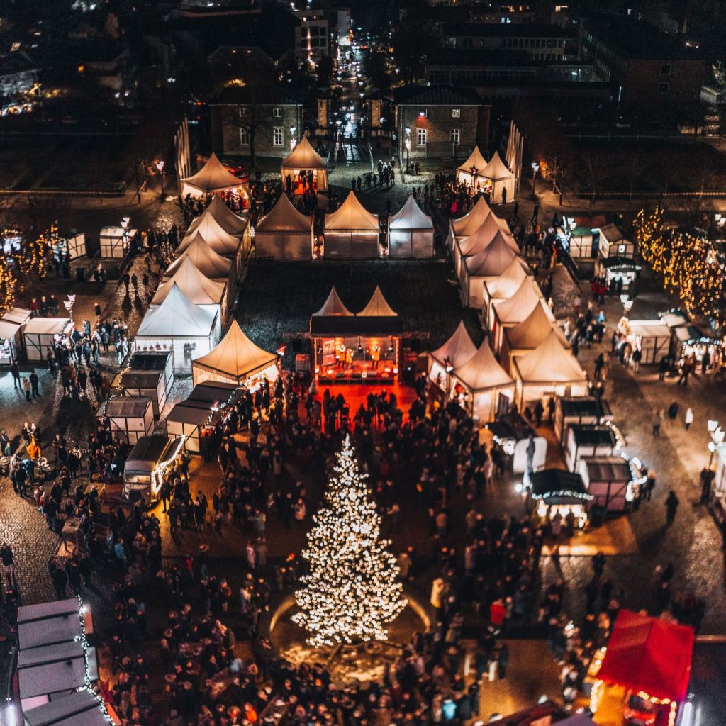 Christmastime in Cologne at Althoff Grandhotel Schloss Bensberg via Vaughn Lowery + 360 Magazine.
