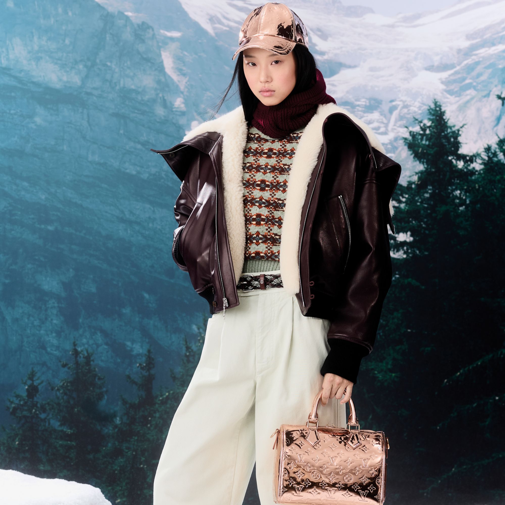 Women's Louis Vuitton Ski 2025 via Vaughn Lowery + 360 MAGAZINE. 