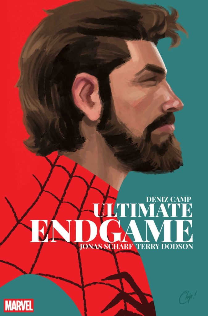 Marvel Ultimate Endgame cover via Vaughn Lowery + 360 MAGAZINE.