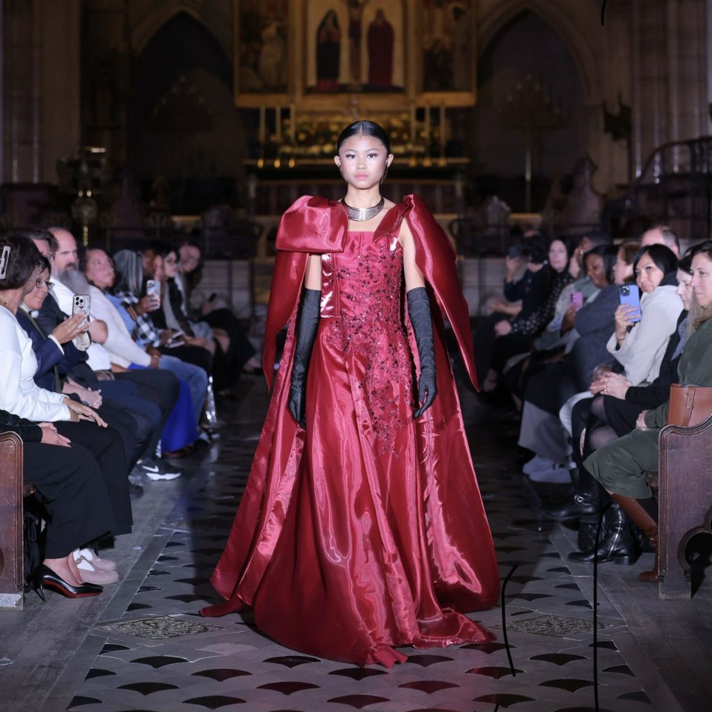 Cathedral Couture: hiTechMODA’s Paris Fashion Week Spectacle at the American Cathedral via Vaughn Lowery + 360 MAGAZINE.