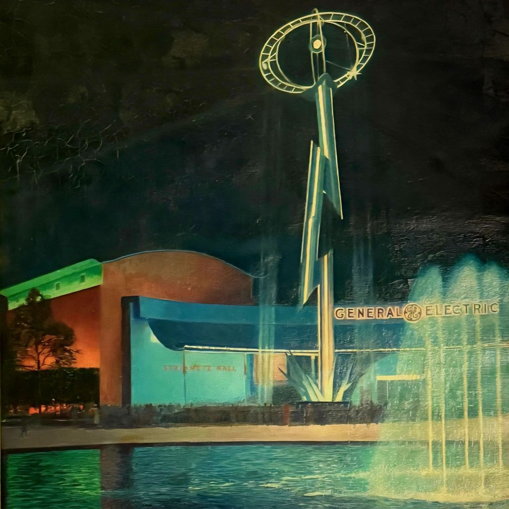Walter L. Green – General Electric Pavilion, 1939 World’s Fair via 360 MAGAZINE.
