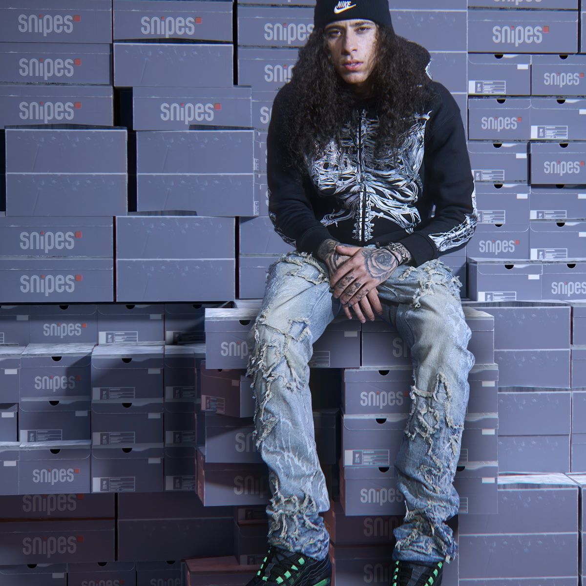 TikTok Star Jay Guapo and Model Gio Ramos Join Marlon Wayans and SNIPES for holiday campaign via 360 MAGAZINE.