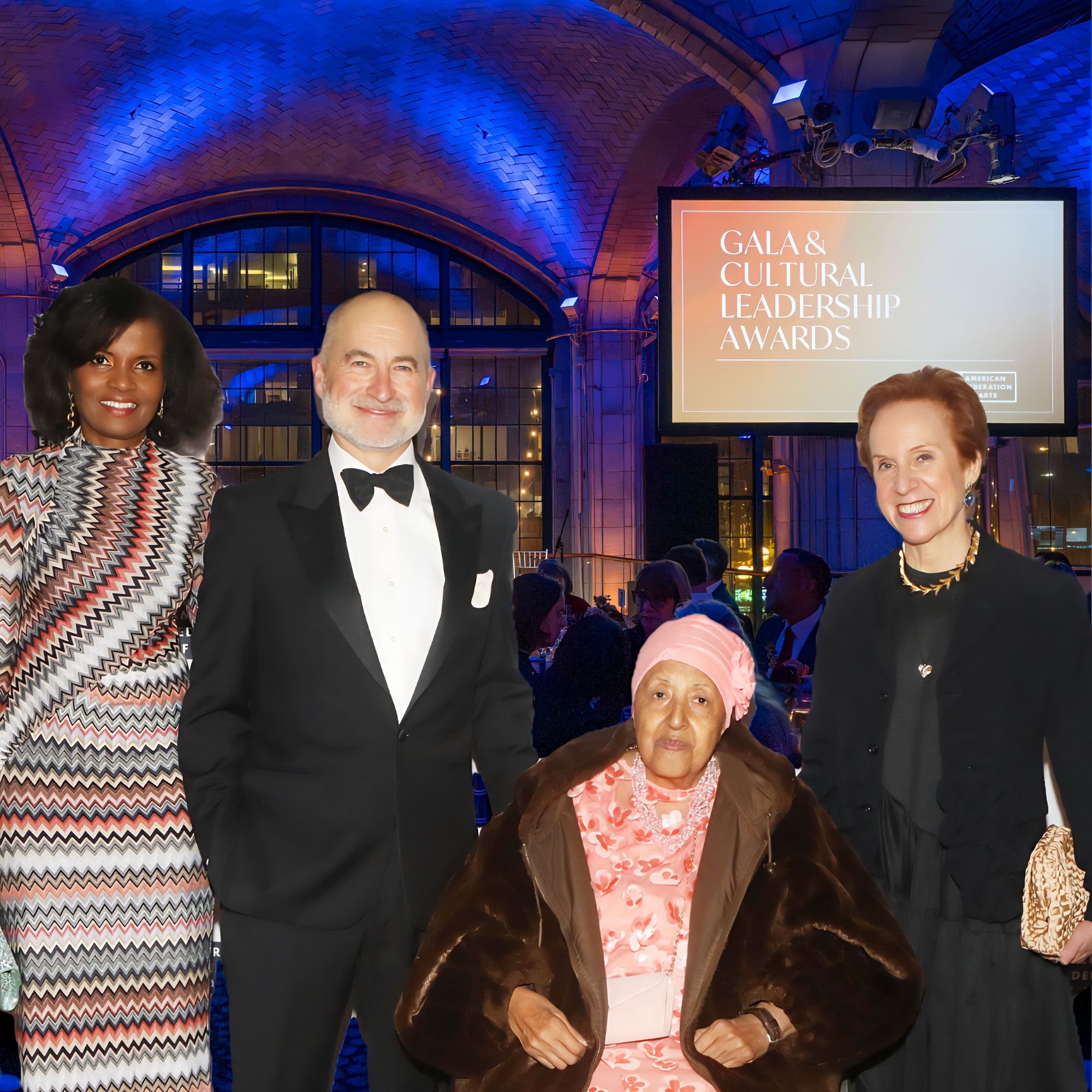 American Federation of Arts annual Gala and Cultural Leadership Awards in New York at Guastavino's, honoring Christian Levett, Howardena Pindell, and Ann Temkin via 360 MAGAZINE.