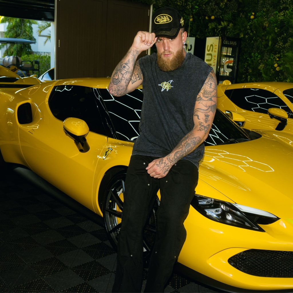 Jake Paul + Von Dutch Clothing + Accessories Collaboration via VAUGHN LOWERY + 360 MAGAZINE.