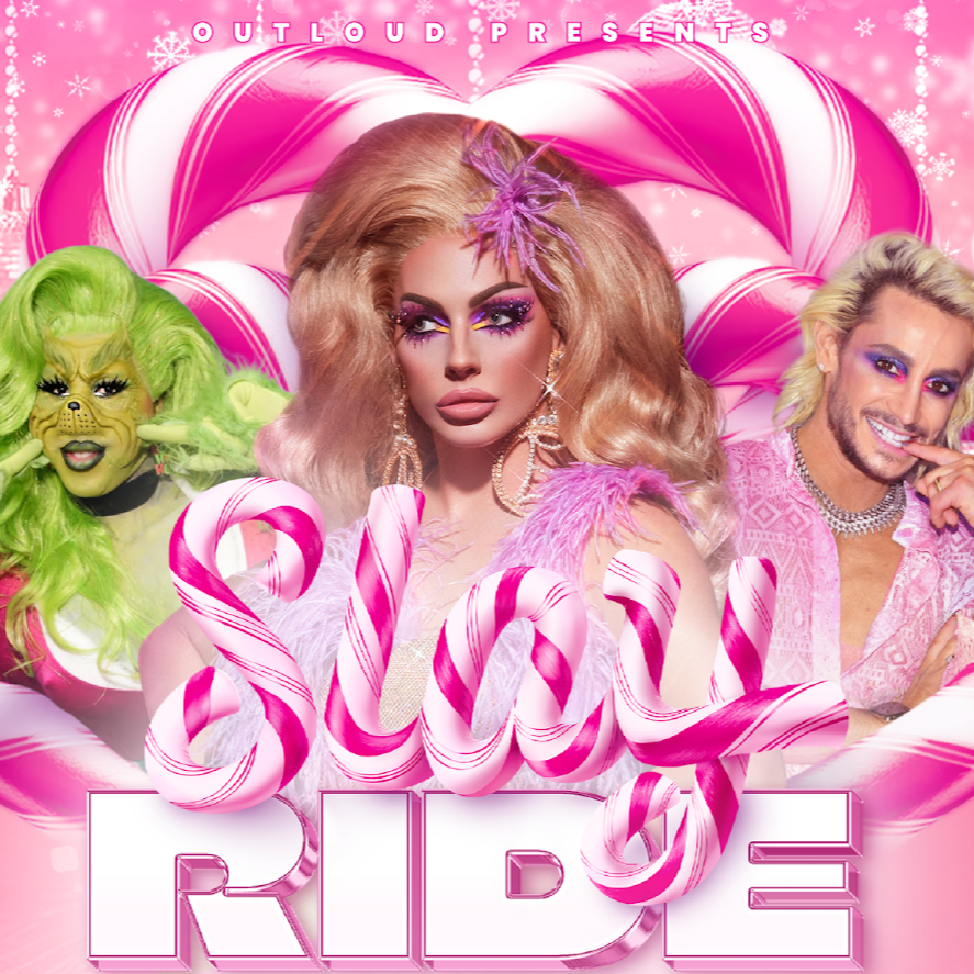 Alyssa Edwards, Frankie Grande, and Kori King Star in OUTLOUD Presents: Slay Ride — A 2025 HoliGay Spectacular via 360 MAGAZINE.