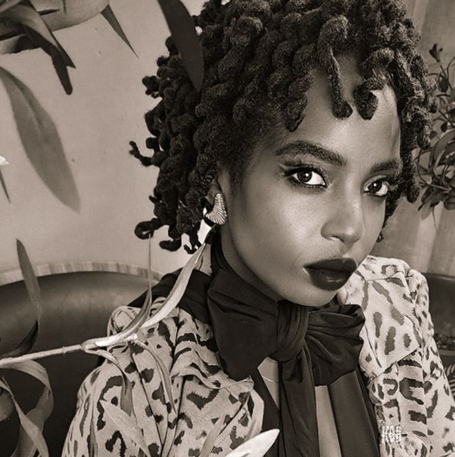 Celebrity recording artist Lajune in hair, wig and bundles article via 360 MAGAZINE.