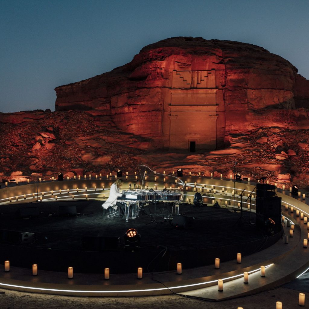 YOSHIKI Makes History as First Japanese Artist to Perform At Unesco World Heritage Site Hegra via 360 MAGAZINE.