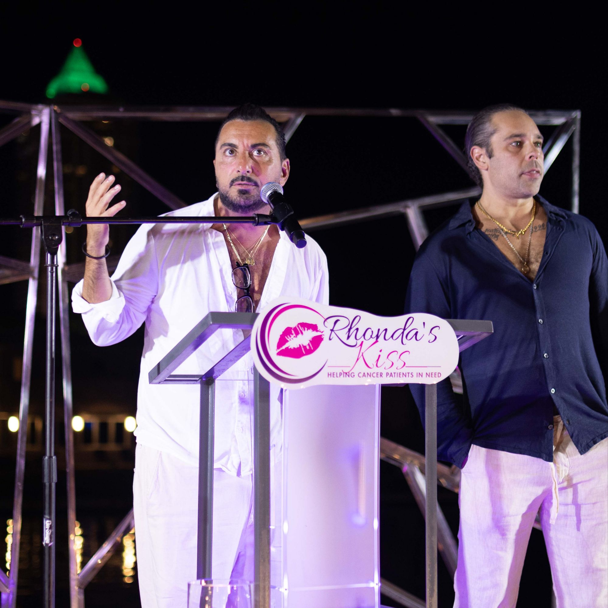 Robin Thicke, Danny A. Abeckaser, Harry Goodwins, Kyle Stefanski at Rhonda's Kiss ART BASEL Event via 360 MAGAZINE.