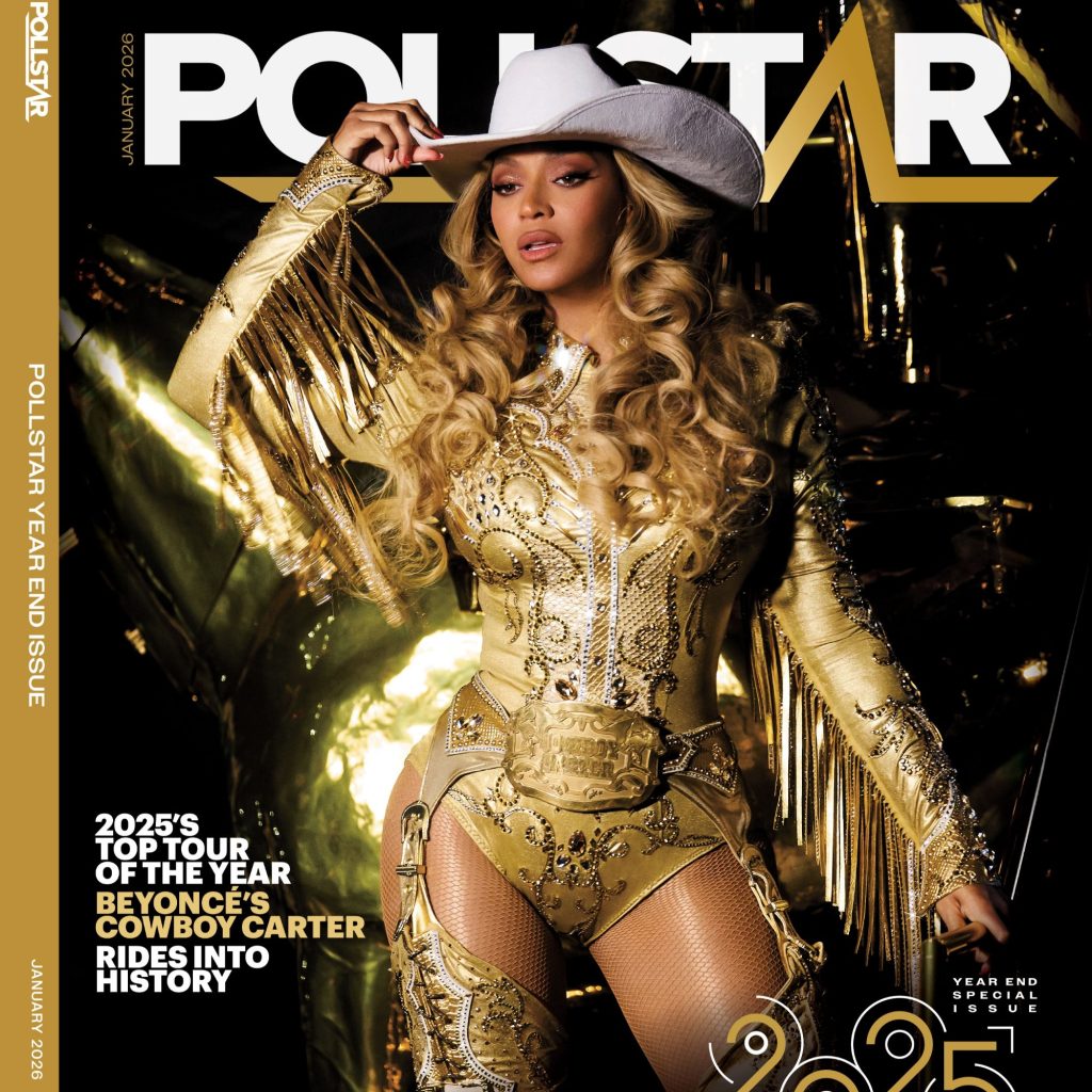 Pollstar Year End Charts f/ Beyoncé at No. 1 via 360 MAGAZINE.