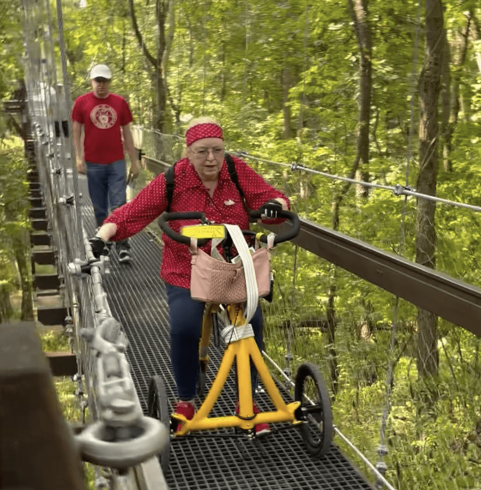 Alinker walking bike mobility aid via 360 MAGAZINE.