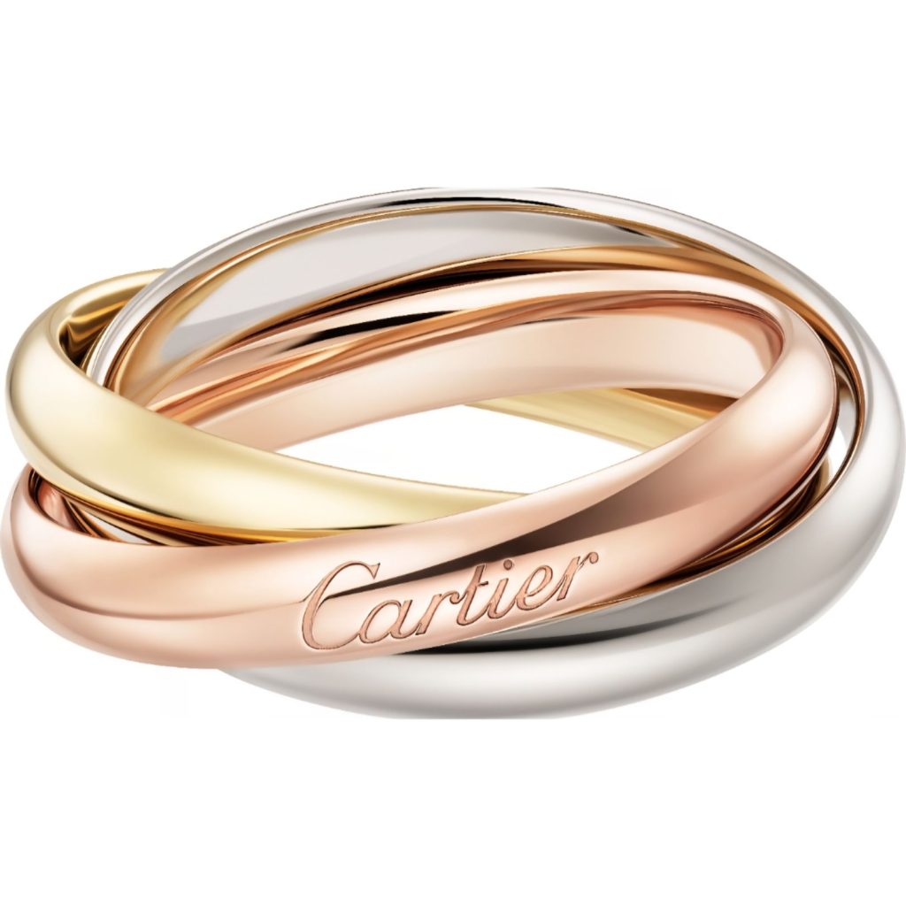 Cartier Trinity Ring via 360 MAGAZINE. 