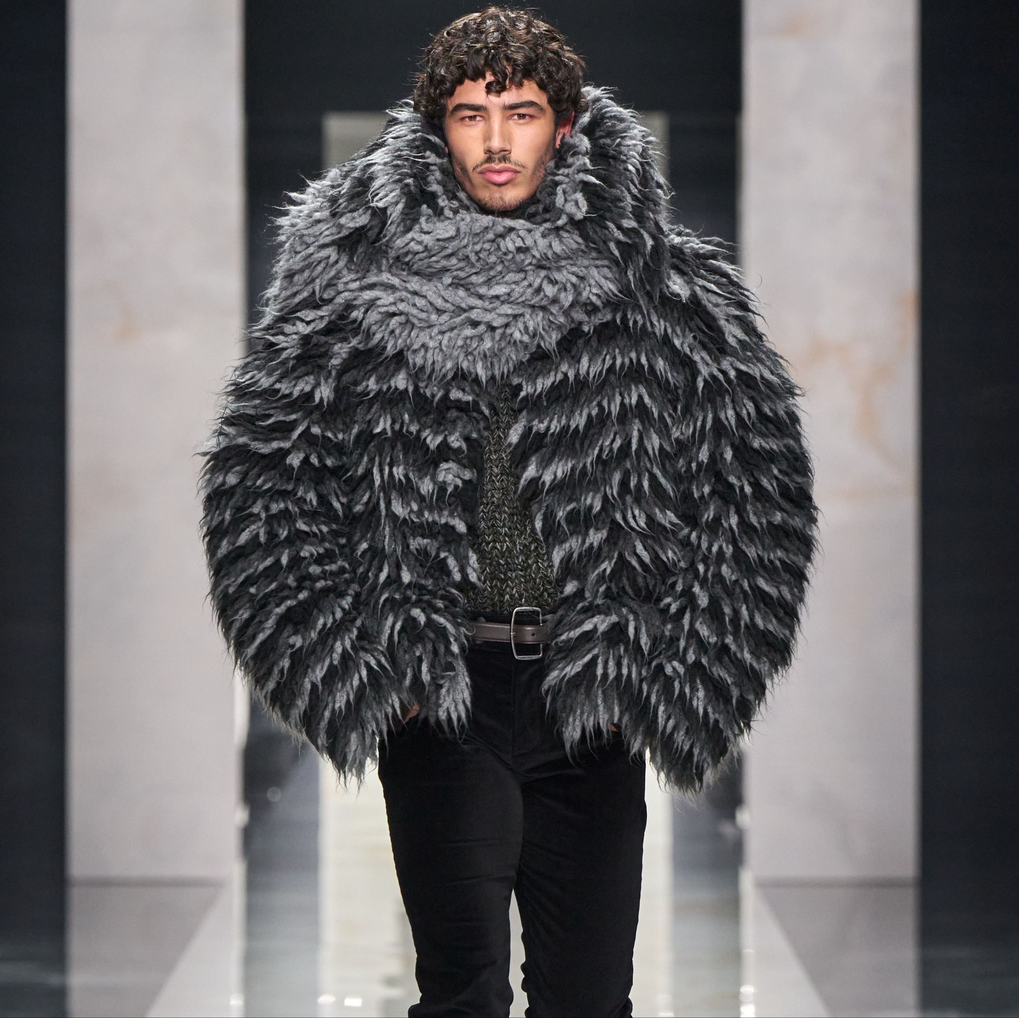 Dolce&Gabbana Portrait of a Man fashion runway show via 360 MAGAZINE.