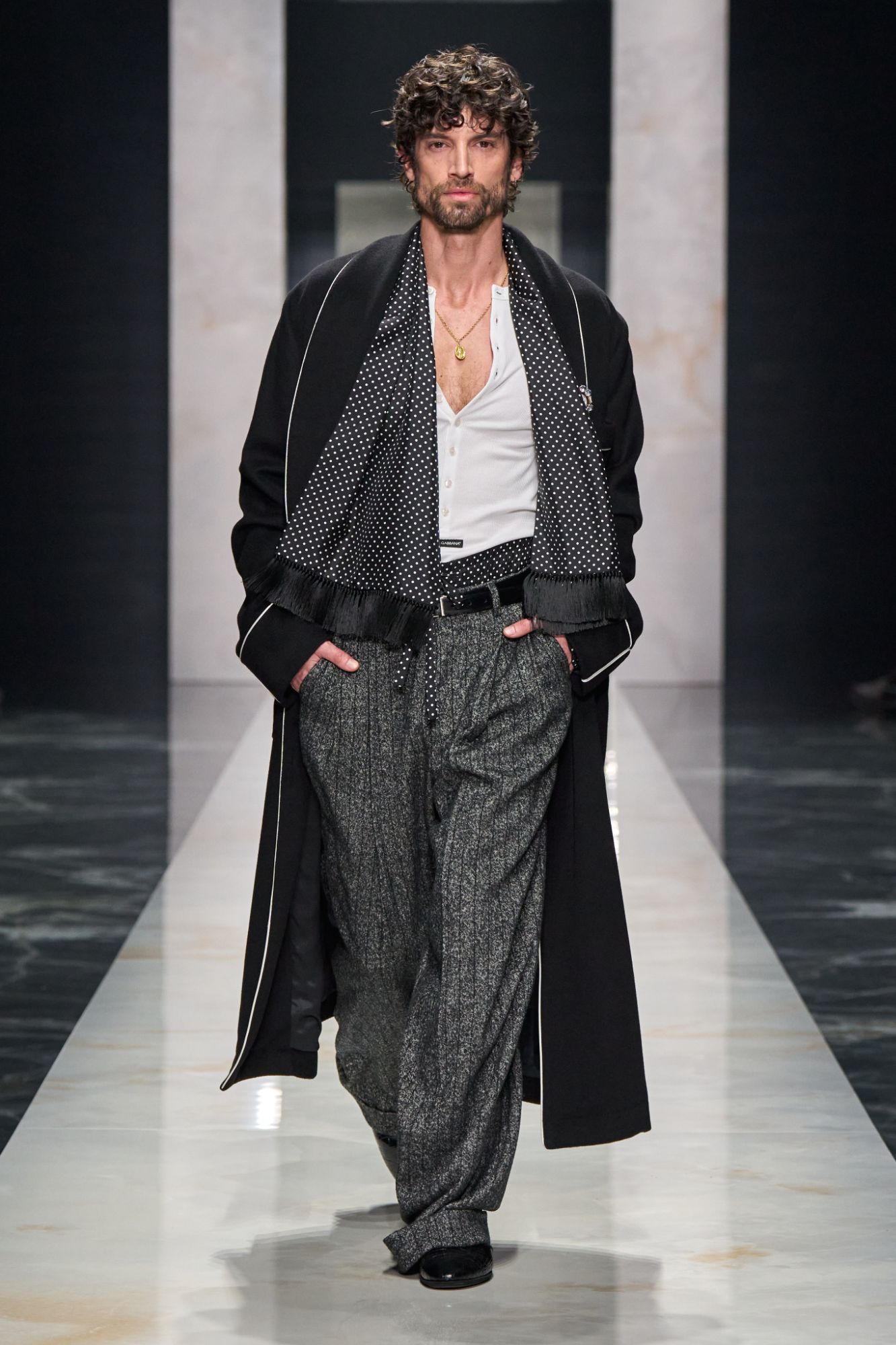 Dolce&Gabbana Portrait of a Man fashion runway show via 360 MAGAZINE. 